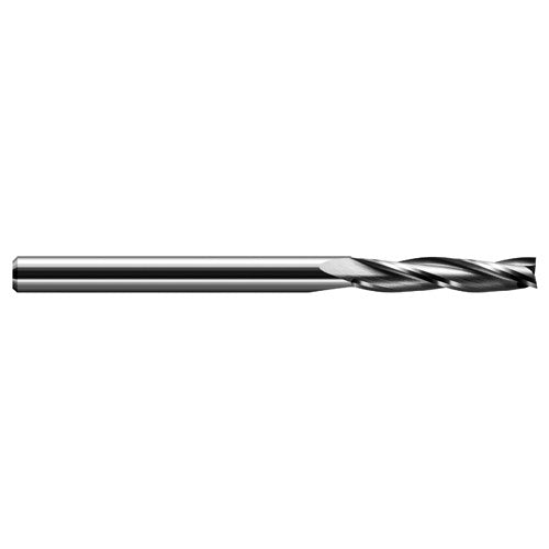 End Mills for Plastics - 3 Flute - 0.0469″ (3/64″) Cutter Diameter × 0.3750″ (3/8″) Length of Cut Carbide Square Upcut End Mill Slow Finisher for Plastic, 3 Flutes - Exact Industrial Supply