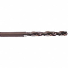 Guhring - 29/64" 135° Cobalt Jobber Drill - Bronze Oxide Finish, Right Hand Cut, Parabolic Flute, Straight Shank, 142mm OAL, Split Point - Benchmark Tooling