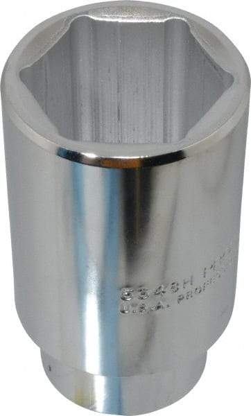 Proto - 1-1/2", 1/2" Drive, Deep Hand Socket - 6 Points, 3-1/2" OAL - Benchmark Tooling