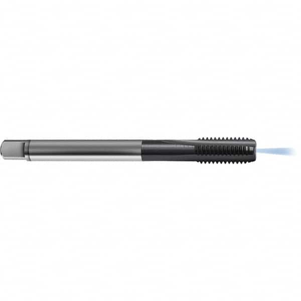 Guhring - M20x2.50 Metric 6HX 4 Flute TiCN Finish High Speed Steel Straight Flute Standard Hand Tap - Modified Bottoming, Right Hand Thread, 140mm OAL, D7/D8 Limit, Through Coolant - Exact Industrial Supply