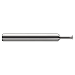 0.3550″ Cutter Diameter × 0.0800″ Width (TSC) × 1.0780″ (1-5/64″) Neck Length Carbide Thread Relief Cutter, 4 Flutes - Exact Industrial Supply