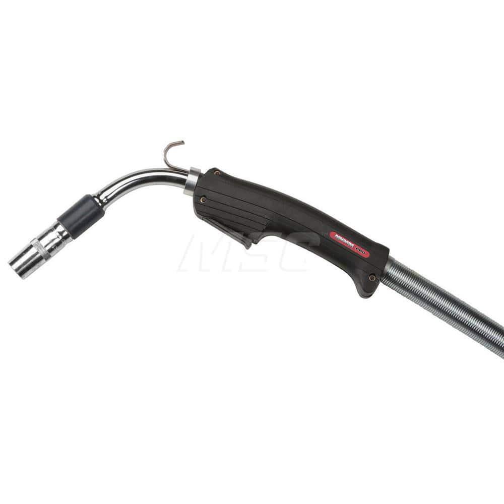 MIG Welding Guns; For Use With: Magnum ™ PRO; Length (Feet): 10 ft. (3.05m); Handle Shape: Curved; Neck Type: Fixed; Trigger Type: Standard; For Gas Type: CO2; For Wire Type: Flux Core; Solid