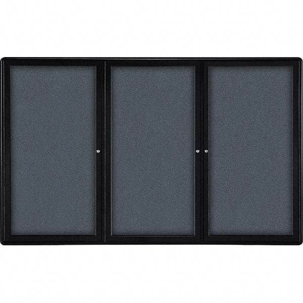 Ghent - Cork Bulletin Boards Style: Enclosed Fabric Bulletin Board Color: Gray - Benchmark Tooling