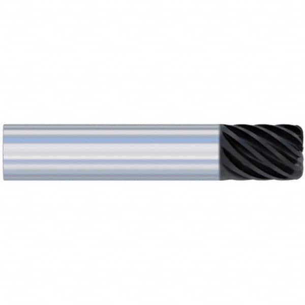Accupro - 1" Diam 10 Flute Solid Carbide 0.03" Corner Radius End Mill - Benchmark Tooling