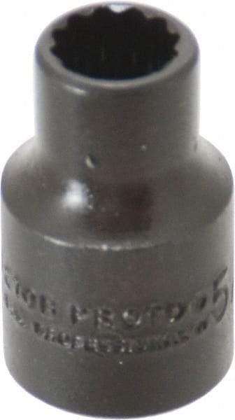 Proto - 5/16", 3/8" Drive, Standard Hand Socket - 12 Points, 1-3/32" OAL, Alloy Steel, Black Finish - Benchmark Tooling