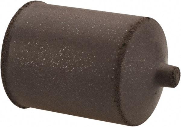 Cratex - 7/8" Max Diam x 1-1/4" Long, Cone, Rubberized Point - Medium Grade, Silicon Carbide, 1/4" Arbor Hole, Unmounted - Benchmark Tooling