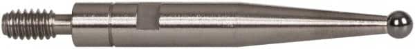 INTERAPID - 0.06" Ball Diam, Carbide, Ball Test Indicator Contact Point - 0.65" Contact Point Length, Use with Brown & Sharpe Interapid 312 Dial Test Indicators (Except 74.111965 & 74.111958) - Benchmark Tooling