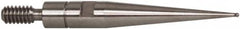 INTERAPID - 0.015" Ball Diam, Carbide, Ball Test Indicator Contact Point - 0.65" Contact Point Length, Use with Interapid Dial Test Indicators - Benchmark Tooling