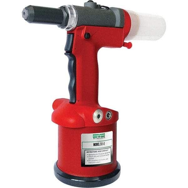 Marson - 3/16" Capacity, Air Riveter - 0.807" Long Stroke, 1/4 NPT Inlet - Benchmark Tooling
