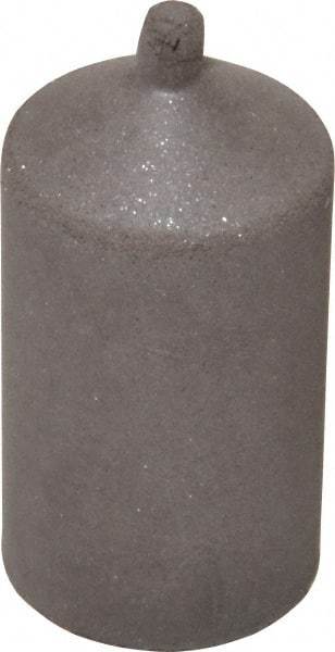 Cratex - 1" Max Diam x 1-3/4" Long, Cone, Rubberized Point - Medium Grade, Silicon Carbide, 1/4" Arbor Hole, Unmounted - Benchmark Tooling