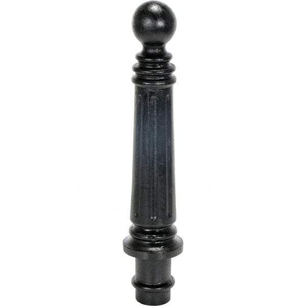Vestil - 5" Diam x 28" High, Black Iron Bollard - Benchmark Tooling
