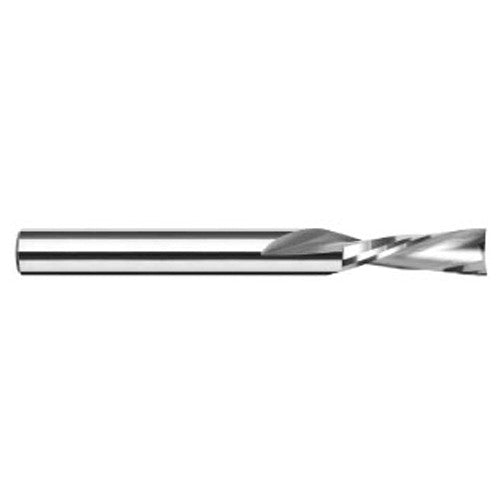 End Mills for Plastics - 2 Flute - 0.1250″ (1/8″) Cutter Diameter × 0.1880″ Length of Cut Carbide Square Downcut End Mill for Plastic, 2 Flutes - Exact Industrial Supply