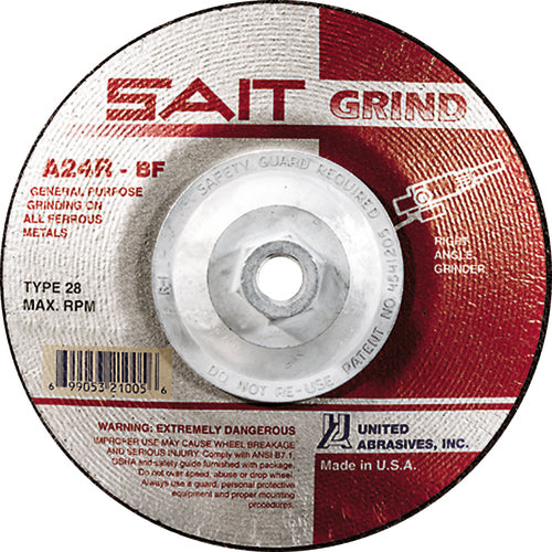 4-1/2X1/4X5/8-11 A24R WHEEL - Benchmark Tooling