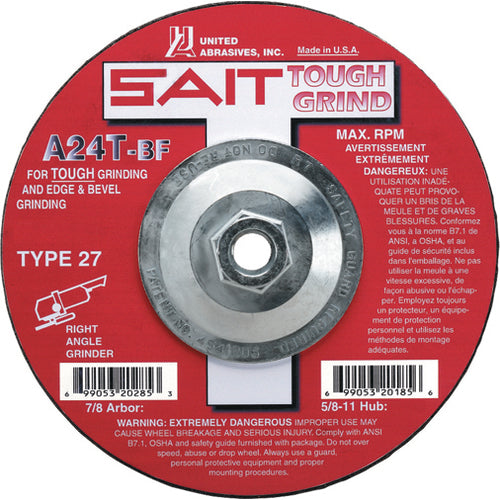 6X1/4X5/8-11 SAIT A24T C/O WHEEL - Benchmark Tooling