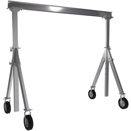 Aluminum Gantry Crane W/Pnu Caster 12 × 10 - Exact Industrial Supply