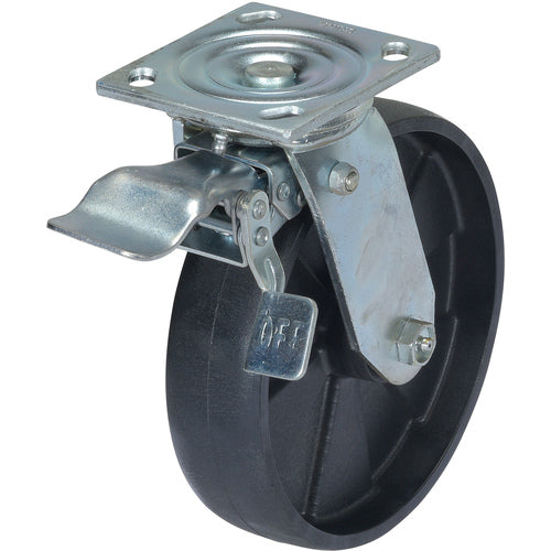Stl Gantry Crane Caster 8 × 2 Total Lock - Exact Industrial Supply