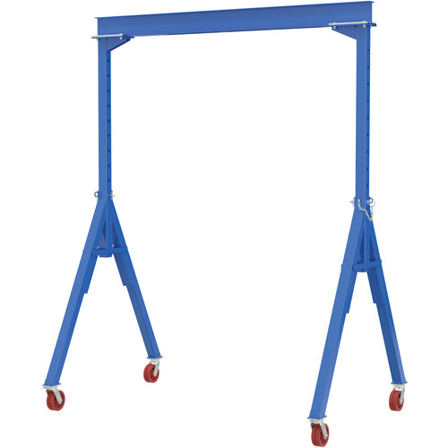 Adjustable Height Steel Gantry Crane 8K 10 × 14 VG Casters