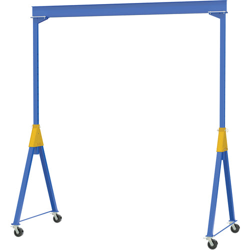 Knockdown Adjustable Steel Gantry Crane 8K 15 × 10 TL Casters