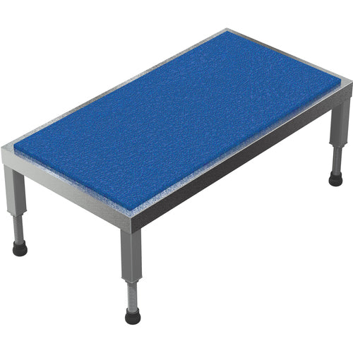 Adj SS Stand 10.5-16.5 H 24W × 36L - Exact Industrial Supply