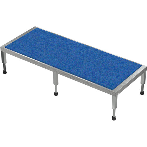 Adj SS Stand 10.5-16.5 H 24W × 60L - Exact Industrial Supply