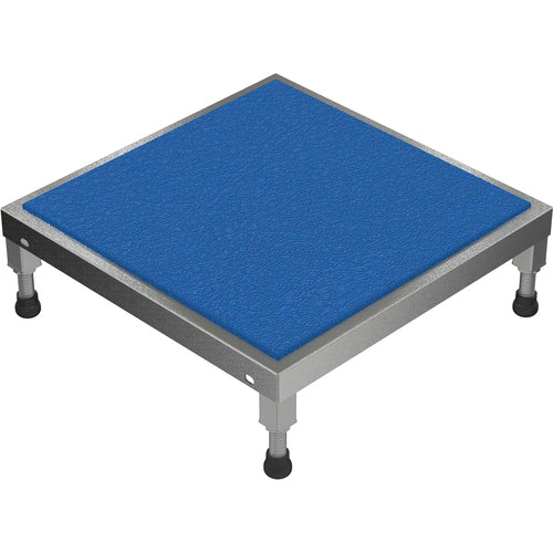 Adjust SS Stand 6.75-8.75 H 24 × 24 - Exact Industrial Supply
