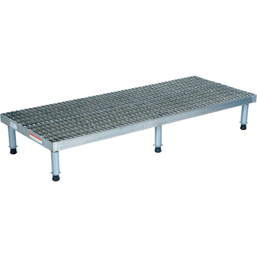 Adj Alum Stand 9.5-15.5 H 23.62 × 60.12 - Exact Industrial Supply