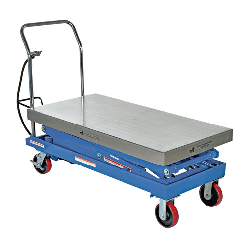 Air Steel Cart 1500 lb 24 × 47.5 - Exact Industrial Supply
