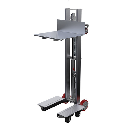 Aluminum Lite Load Lift Foot Pump 24 × 20 - Exact Industrial Supply