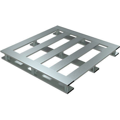 Heavy Duty Alum Pallet 4K 48 × 48 Skid Bottom - Exact Industrial Supply
