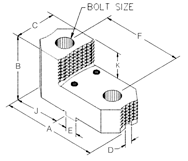 Single Step Hard Top Jaw - For 15-24" Chucks - Benchmark Tooling