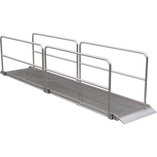 Alum Walk Ramp Handrail Overlap 192 × 38″