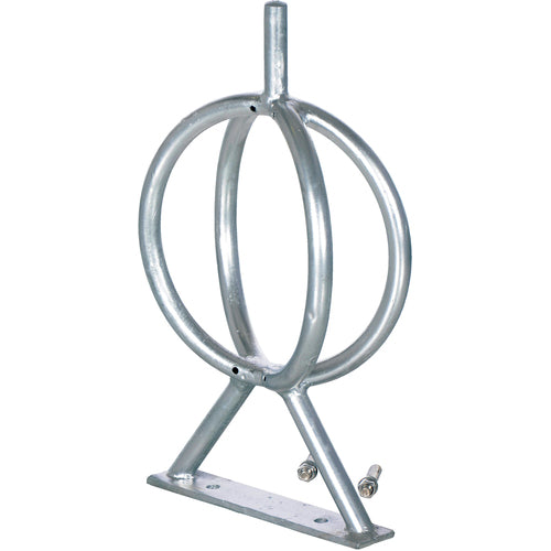 Galvanized Bicycle Rack 5.31 × 12.75 × 22.5 - Exact Industrial Supply