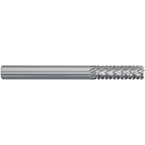 1/16 × 3/16 × 1/8 × 1-1/2 Solid Carbide Router - Burr End Cut - Benchmark Tooling