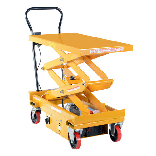 Dc Power Hydr Scissor Cart 1K 39.75 × 20.5 - Exact Industrial Supply