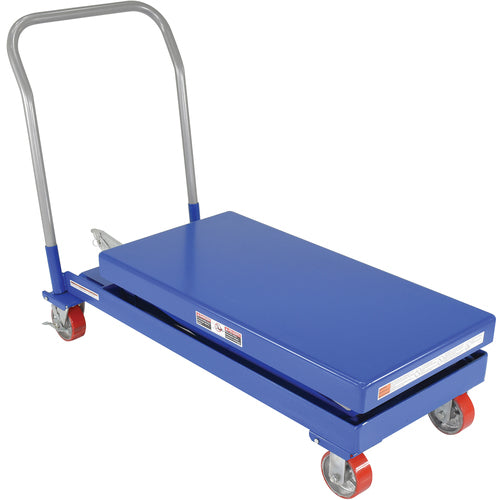 Hydraulic Elev Cart 20 × 40 2000 Foot Pump - Exact Industrial Supply