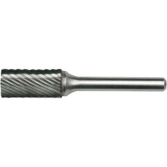 SA-5L6 Standard Cut Solid Carbide Bur-Cylindrical without End Cut - Exact Industrial Supply