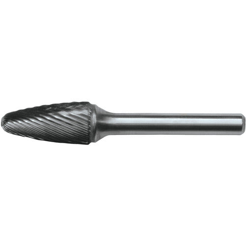 SF-1L6 Standard Cut Solid Carbide Bur-Round Nose Tree Shape - Exact Industrial Supply