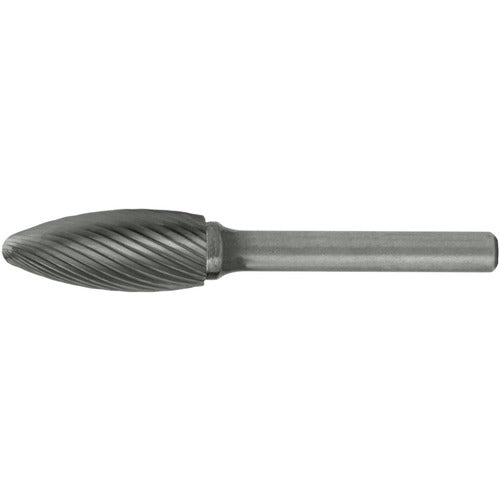 SH-2L6 Standard Cut Solid Carbide Bur-Flame Shape - Exact Industrial Supply