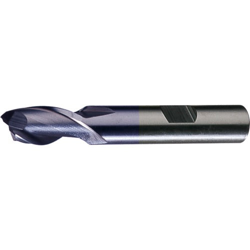 1/4″ × 3/8″ × 1/2″ × 2-7/16″ RHS / RHC HSS HSS Single End 2-Flute Center Cutting End Mill - TiCN