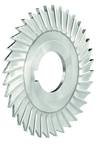 6 x 5/32 x 1-1/4 - Cobalt - Straight Side Tooth Slitting - 42T - TiCN Coated - Benchmark Tooling