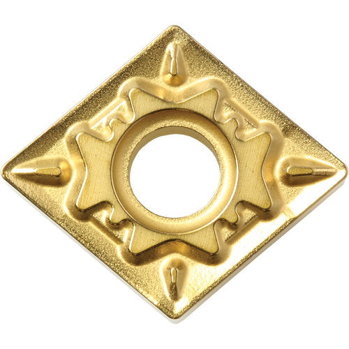 CNMG 431 HQ CCX, 1/64″ Corner Radius, 3/16″ Thick, 1/2″ Inscribed Circle, TiCl2O3/Tin, 80 Degree Diamond, Turning Indexable Insert