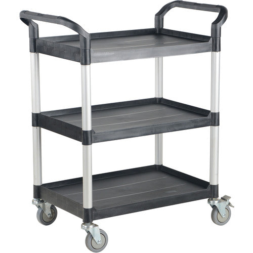 Commercial Cart 43 × 20 3-Shelf No Panels - Exact Industrial Supply