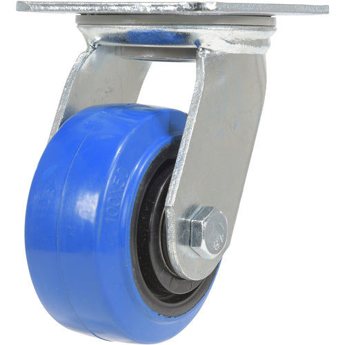 4 × 2 Elastic Rubber (Blue) Swivel - Exact Industrial Supply