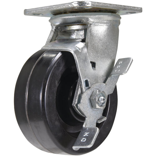 5 × 2 Phenolic Fiber Swiv W/Brk - Exact Industrial Supply