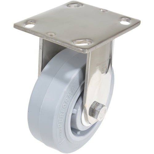 5 × 2 TPR SS Rig Rigid Caster - Exact Industrial Supply