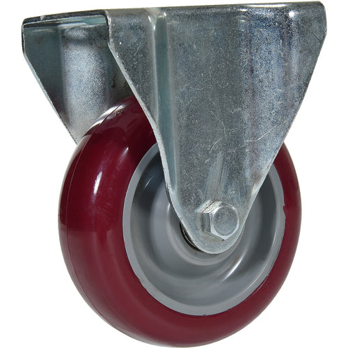 4 × 1 Poly On Poly Rigid Stem Caster - Exact Industrial Supply