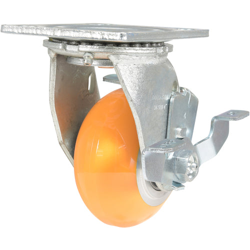 4 × 2 Aluminum Swivel W/ Brake - Exact Industrial Supply