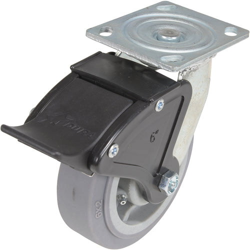 6 × 2 Polyolefin Swivel W/ Total Brake - Exact Industrial Supply