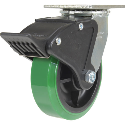 6 × 2 Polyolefin Swivel W/ Total Brake - Exact Industrial Supply