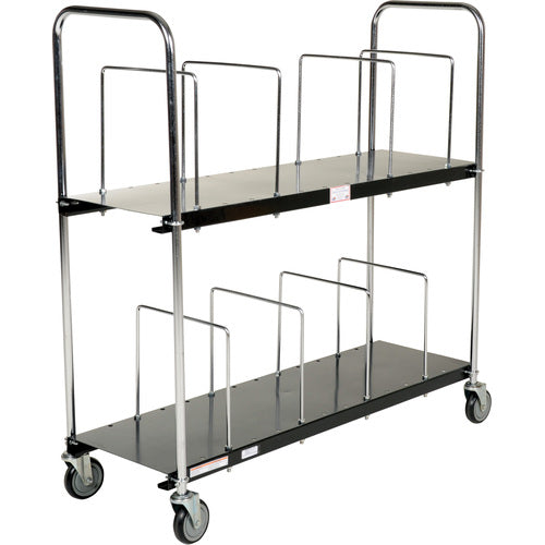 Portable Carton Cart Two Tier 18 × 56 - Exact Industrial Supply